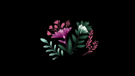 flower-leaf-icon-loop-Animation-video-transparent-background-with-alpha-channel.